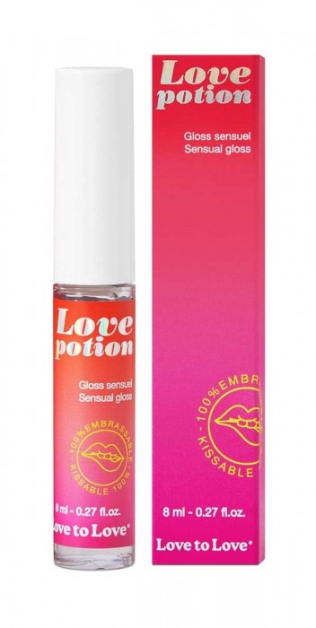 Возбуждающий блеск для губ Love Potion - 8 мл. - Love to Love - купить с доставкой в Долгопрудном