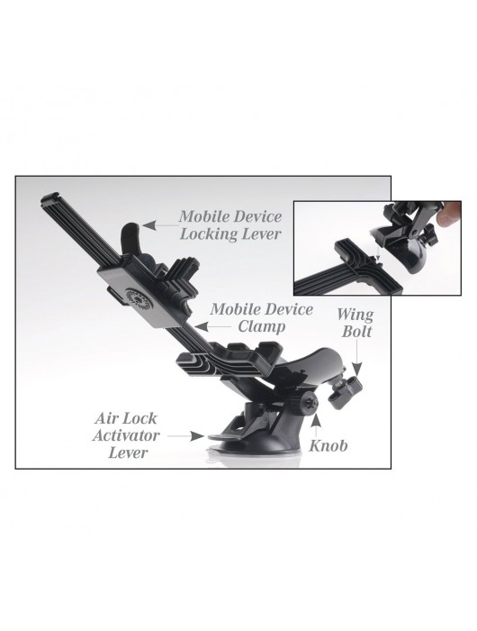 Перезаряжаемый мастурбатор-вагина с держателем для мобильных устройств Extreme Toyz Me - Pipedream - в Долгопрудном купить с доставкой
