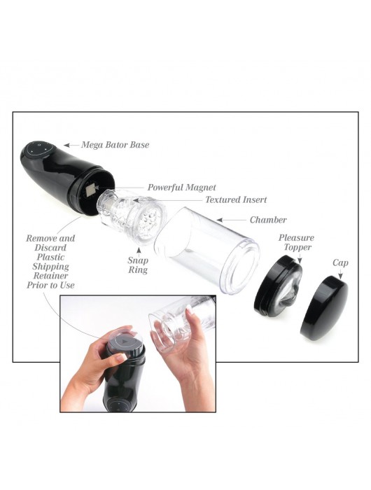 Перезаряжаемый мастурбатор-вагина с держателем для мобильных устройств Extreme Toyz Me - Pipedream - в Долгопрудном купить с доставкой