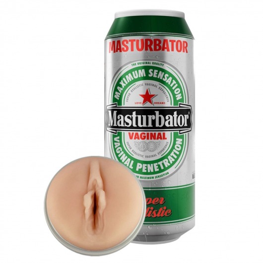Мастурбатор-вагина Heineken Vagina II - Adrien Lastic - в Долгопрудном купить с доставкой