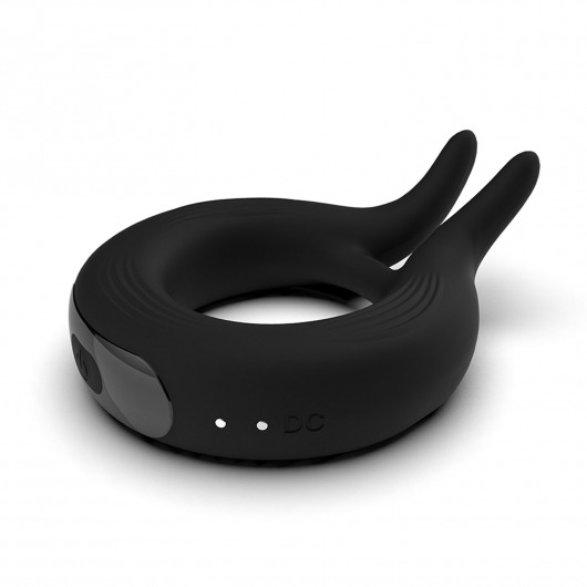 Черное эрекционное кольцо Marry Me Rechargeable Vibrating Cockring - Adrien Lastic - в Долгопрудном купить с доставкой
