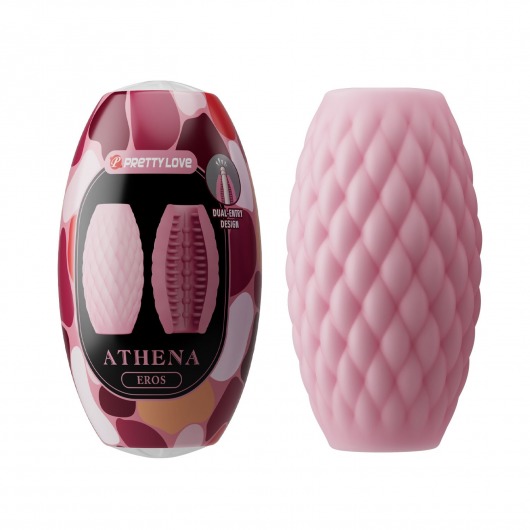 Розовый нереалистичный мастурбатор Athena - Baile - в Долгопрудном купить с доставкой