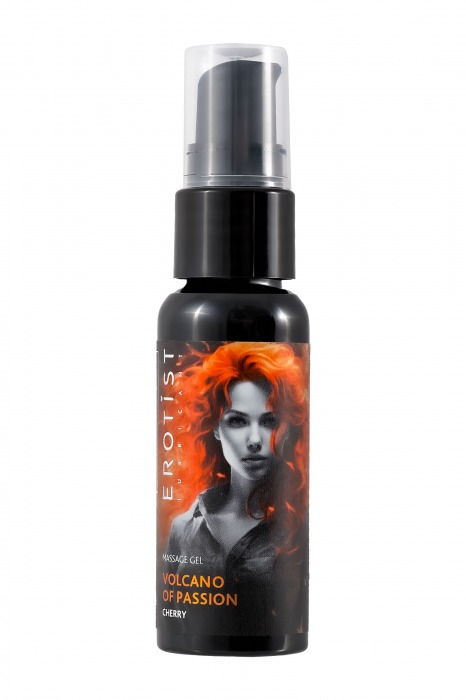 Гель с эффектом вибрации Volcano Of Passion со вкусом вишни - 25 мл. - Erotist Lubricants - купить с доставкой в Долгопрудном