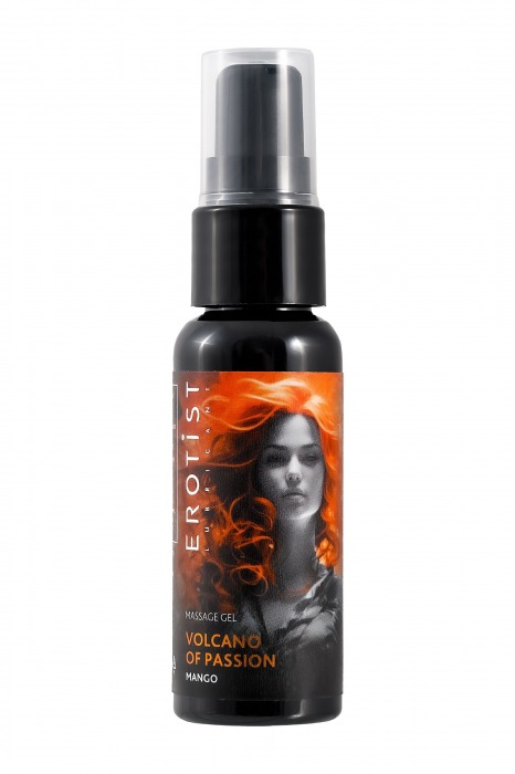 Гель с эффектом вибрации Volcano Of Passion со вкусом манго - 25 мл. - Erotist Lubricants - купить с доставкой в Долгопрудном
