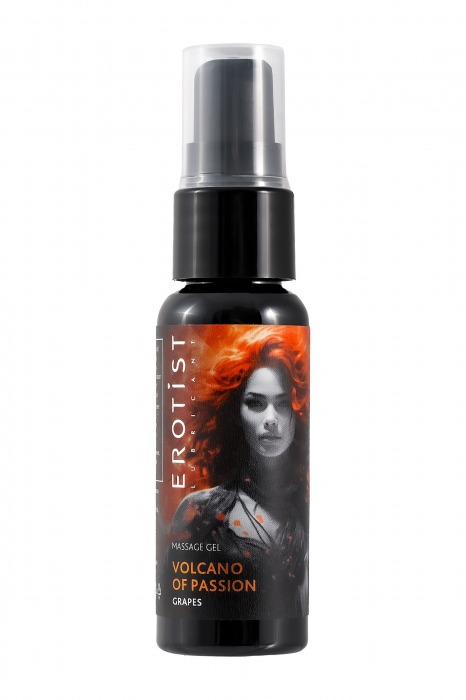 Гель с эффектом вибрации Volcano Of Passion со вкусом винограда - 25 мл. - Erotist Lubricants - купить с доставкой в Долгопрудном