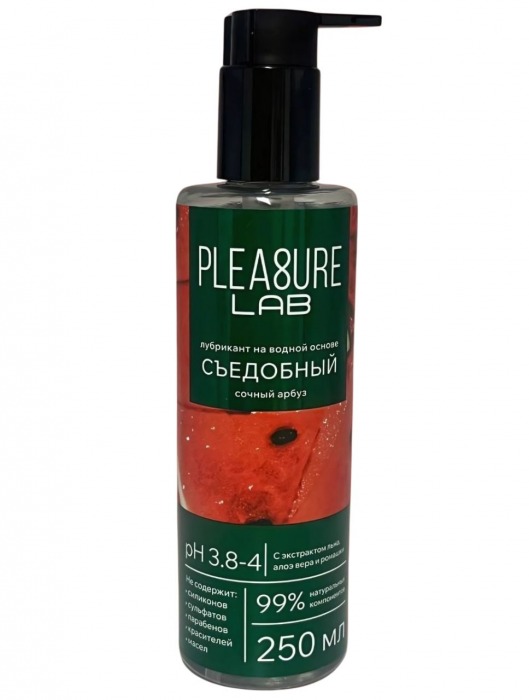 Лубрикант на водной основе Pleasure Lab с ароматом арбуза - 250 мл. - Pleasure Lab - купить с доставкой в Долгопрудном