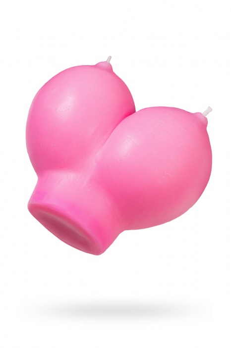 Розовая свеча «Сиськи» - 150 гр. - Pecado - купить с доставкой в Долгопрудном