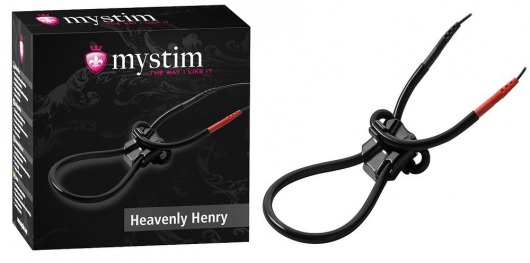 Эрекционное лассо для электростимуляции HEAVENLY HENRY - MyStim - купить с доставкой в Долгопрудном