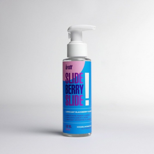 Увлажняющий гель с ароматом ежевики Slide Berry Slide - 100 мл. - INTT - купить с доставкой в Долгопрудном