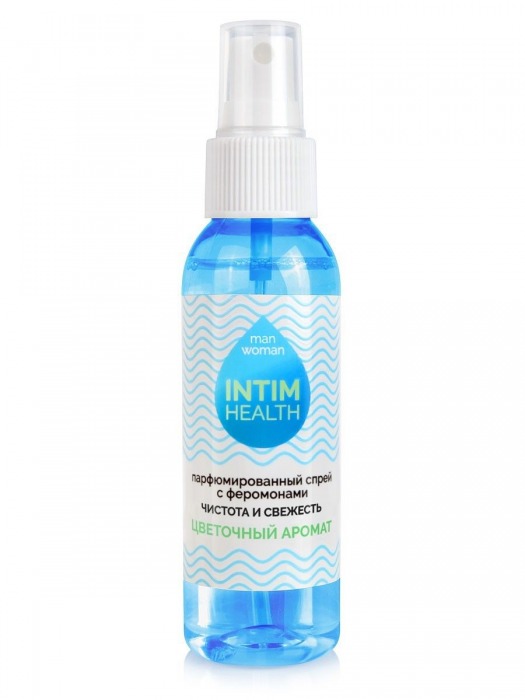 Парфюмированный спрей Intim Health для нижнего белья и тела с цветочным ароматом - 95 мл. -  - Магазин феромонов в Долгопрудном