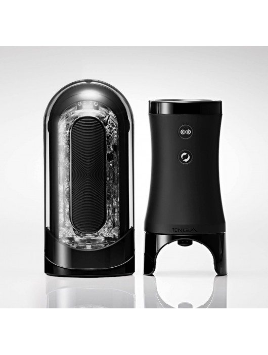 Набор Tenga Flip Zero Electronic Vibrotation: мастурбатор с вибрацией и устройство вращения - Tenga - в Долгопрудном купить с доставкой