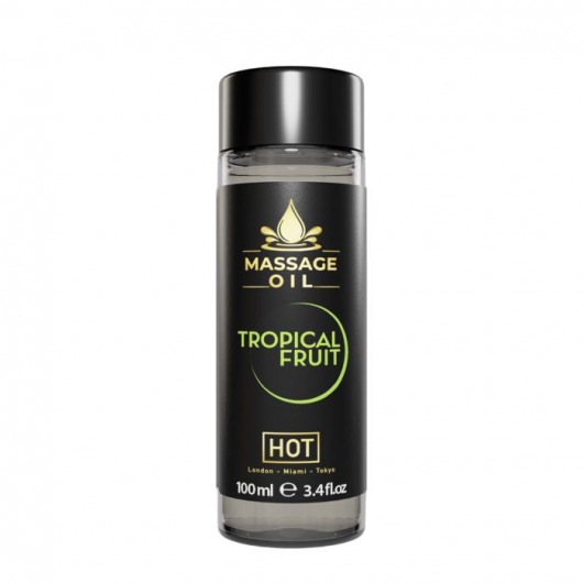Массажное масло c ароматом тропических фруктов Massage Oil - 100 мл. - HOT - купить с доставкой в Долгопрудном