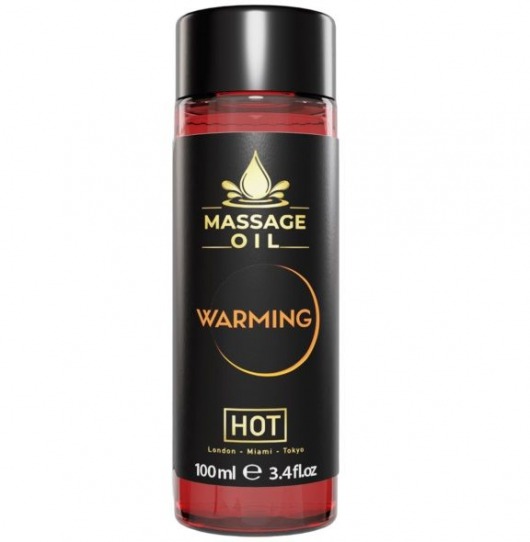 Массажное масло с согревающим эффектом Massage Oil Warming - 100 мл. - HOT - купить с доставкой в Долгопрудном