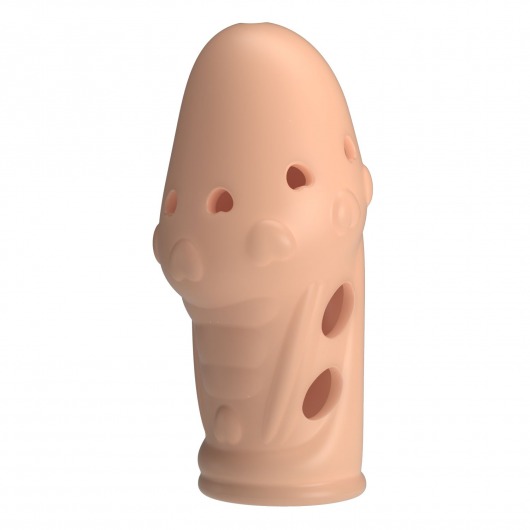 Телесная насадка на пенис Booker - 8 см. - Baile - в Долгопрудном купить с доставкой