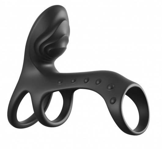 Черная насадка на пенис Ultimate Couples Cage Pro - Pipedream - в Долгопрудном купить с доставкой