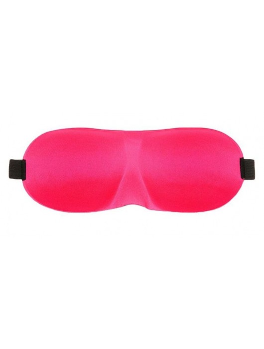 Розовая глухая маска на резинке - Sitabella - купить с доставкой в Долгопрудном