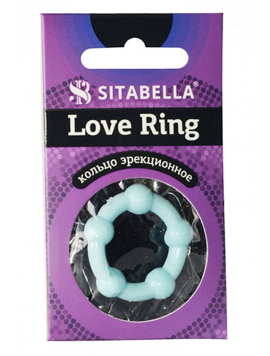 Цветное эрекционное кольцо Love Ring с бусинами - Sitabella - в Долгопрудном купить с доставкой