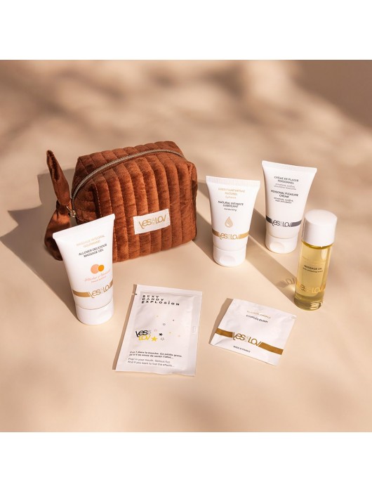 Набор YESforLOV La Trousse Enchantée в коричневой косметичке - YESforLOV - купить с доставкой в Долгопрудном