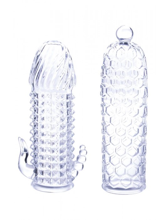 Набор из 2 прозрачных насадок на член Seductive Tickler Sleeves Set - NMC - в Долгопрудном купить с доставкой