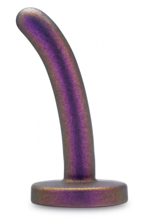 Фиолетовая насадка с гладкой поверхностью Surrender 4.75 Inch Beginner Pegging Dildo - 12 см. - Blush Novelties - купить с доставкой в Долгопрудном