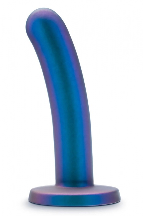 Синяя насадка с гладкой поверхностью Surrender 5.75 Inch Intermediate Pegging Dildo - 14,6 см. - Blush Novelties - купить с доставкой в Долгопрудном