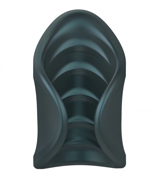 Серый сквозной мастурбатор с вибрацией Manwan Starter - Manwan - в Долгопрудном купить с доставкой