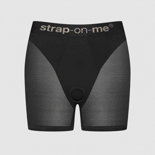 Трусики-шорты для фиксации насадок Strap-on-me Harness Lingerie Halo - size XL - Strap-on-me - купить с доставкой в Долгопрудном