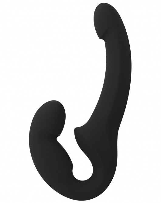 Черный безремневой страпон Share Lite - Fun Factory - купить с доставкой в Долгопрудном