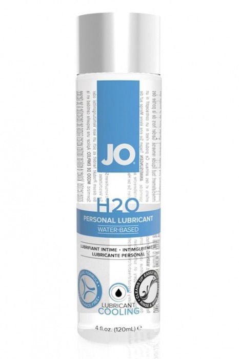 Охлаждающий лубрикант на водной основе JO Personal Lubricant H2O COOLING - 120 мл. - System JO - купить с доставкой в Долгопрудном