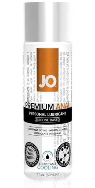Анальный охлаждающий лубрикант на силиконовой основе JO PREMIUM ANAL COOLING - 60 мл. - System JO - купить с доставкой в Долгопрудном
