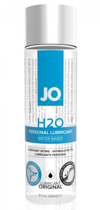 Нейтральный лубрикант на водной основе JO Personal Lubricant H2O - 240 мл. - System JO - купить с доставкой в Долгопрудном