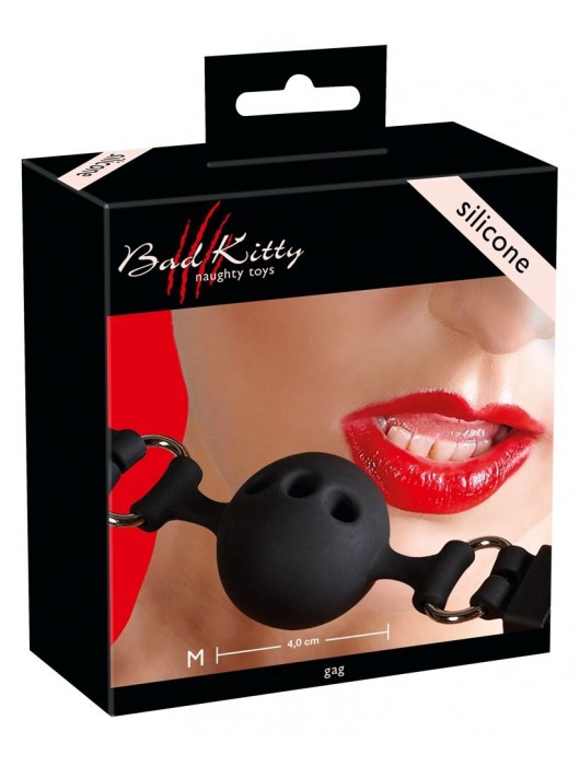 Средний силиконовый кляп-шар на регулируемых ремешках - Orion - купить с доставкой в Долгопрудном