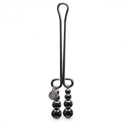 Зажим для клитора с бусинами Just Sensation Beaded Clitoral Clamp - Fifty Shades of Grey - купить с доставкой в Долгопрудном