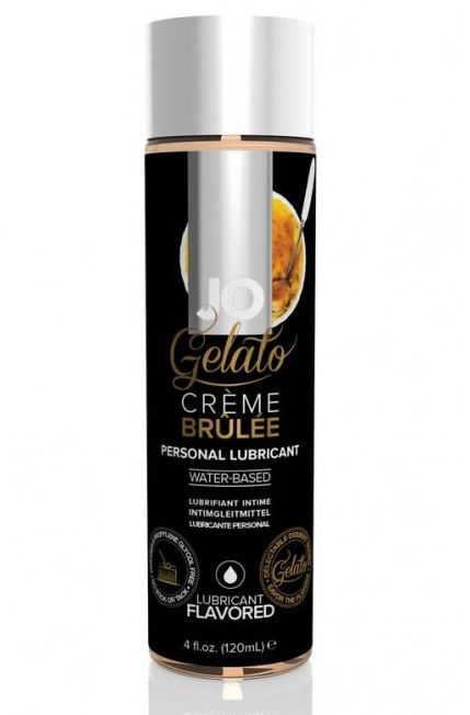 Лубрикант с ароматом крем-брюле JO GELATO CREME BRULEE - 120 мл. - System JO - купить с доставкой в Долгопрудном