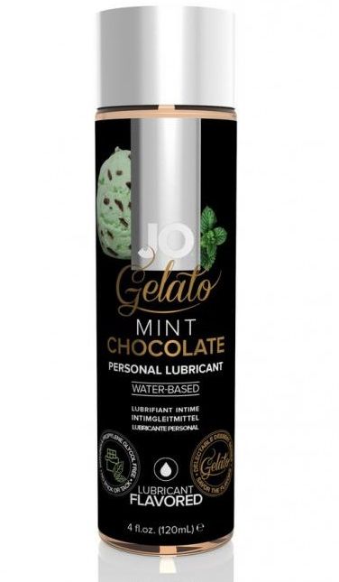Лубрикант с ароматом мятного шоколада JO GELATO MINT CHOCOLATE - 120 мл. - System JO - купить с доставкой в Долгопрудном