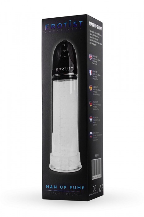Автоматическая вакуумная помпа Man up pump - Erotist Adult Toys - в Долгопрудном купить с доставкой