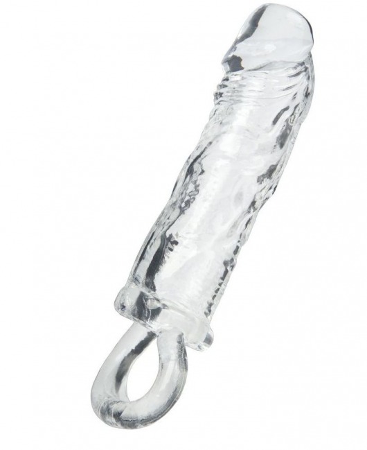 Прозрачная насадка с петлёй для фиксации - 14 см. - ToyFa - в Долгопрудном купить с доставкой