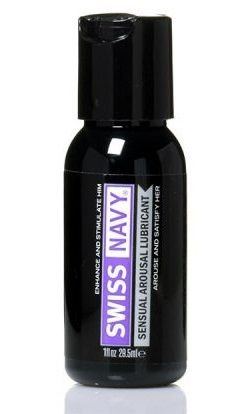 Возбуждающий гель-лубрикант на водной основе Sensual Arousal Lubricant  - 29,5 мл. - Swiss navy - купить с доставкой в Долгопрудном