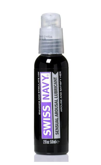 Возбуждающий гель-лубрикант на водной основе Sensual Arousal Lubricant - 59 мл. - Swiss navy - купить с доставкой в Долгопрудном