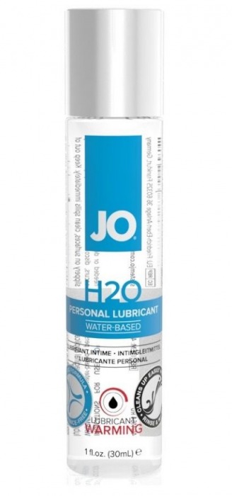 Возбуждающий лубрикант на водной основе JO Personal Lubricant H2O Warming - 30 мл. - System JO - купить с доставкой в Долгопрудном