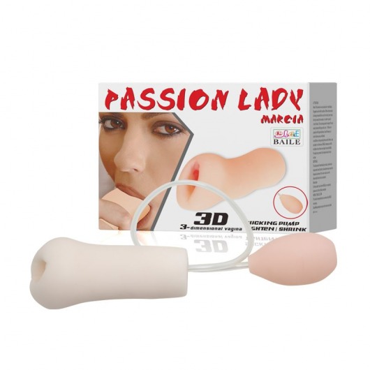 Мастурбатор Passion Lady Marcia с грушей для имитации посасывания - Baile - в Долгопрудном купить с доставкой