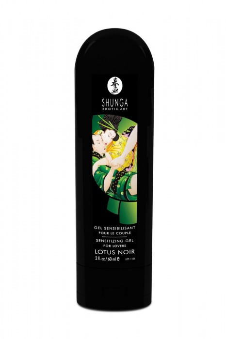 Интимный гель для пар, усиливающий наслаждение, Lotus Noir - 60 мл. - Shunga - купить с доставкой в Долгопрудном