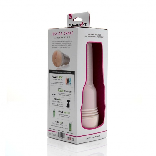 Мастурбатор-вагина Fleshlight Girls - Jessica Drake Heavenly - Fleshlight - в Долгопрудном купить с доставкой