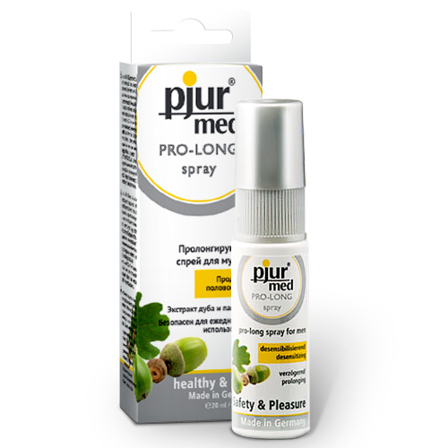 Пролонгирующий спрей с экстрактом дуба и пантенолом pjur MED Pro-long Spray - 20 мл. - Pjur - купить с доставкой в Долгопрудном