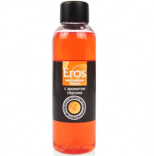 Массажное масло Eros exotic с ароматом персика - 75 мл. - Биоритм - купить с доставкой в Долгопрудном