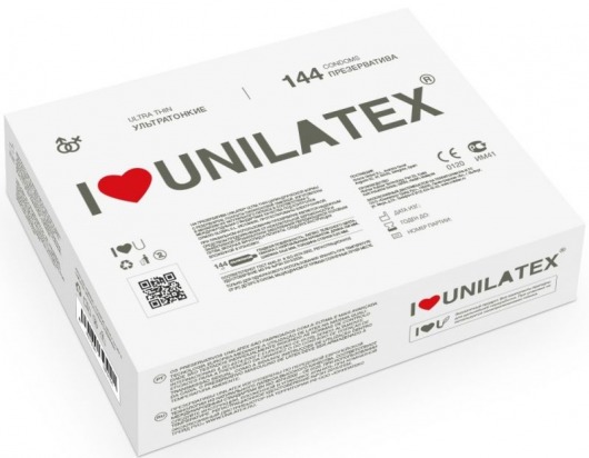 Ультратонкие презервативы Unilatex Ultra Thin - 144 шт. - Unilatex - купить с доставкой в Долгопрудном