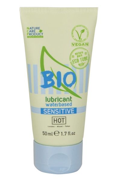 Органический лубрикант для чувствительной кожи Bio Sensitive - 50 мл. - HOT - купить с доставкой в Долгопрудном