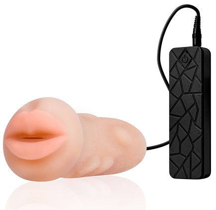 Мастурбатор-ротик с вибрацией REALSTUFF VIBRATING MASTURBATOR MOUTH - Dream Toys - в Долгопрудном купить с доставкой