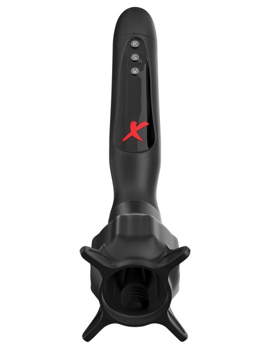 Чёрный вибростимулятор для головки члена с эффектом всасывания Vibrating Roto-Sucker - Pipedream - в Долгопрудном купить с доставкой