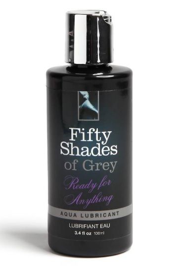 Лубрикант на водной основе Ready for Anything Aqua Lubricant - 100 мл. - Fifty Shades of Grey - купить с доставкой в Долгопрудном
